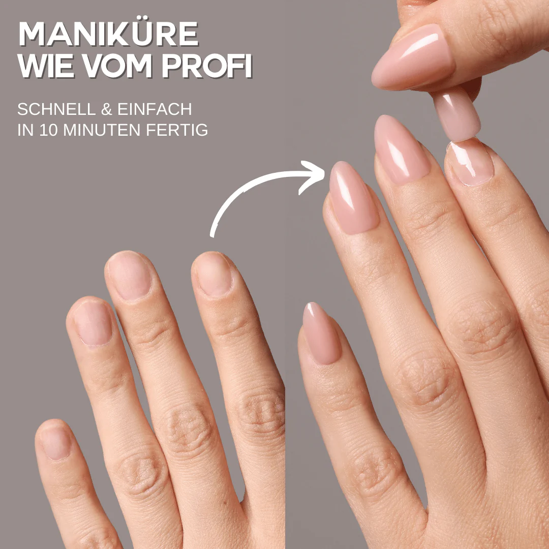 Milkshake round Softgel Press on Nails (inkl. Klebesticker & Nagelkleber) - Image 7